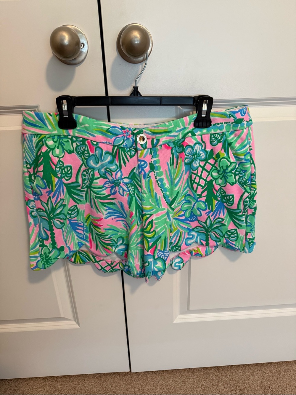 NWT Lilly Pulitzer Buttercup Knit Short, Pelican Pink, Sz 14